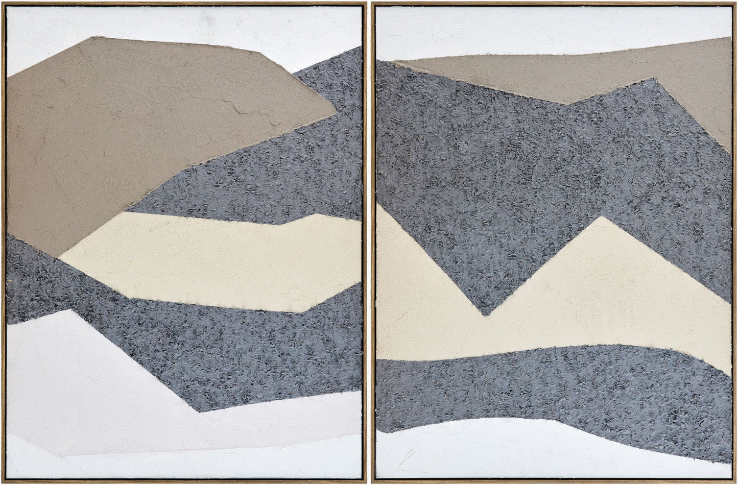 Soft White Modern Framed Wall Art for modern gallery walls