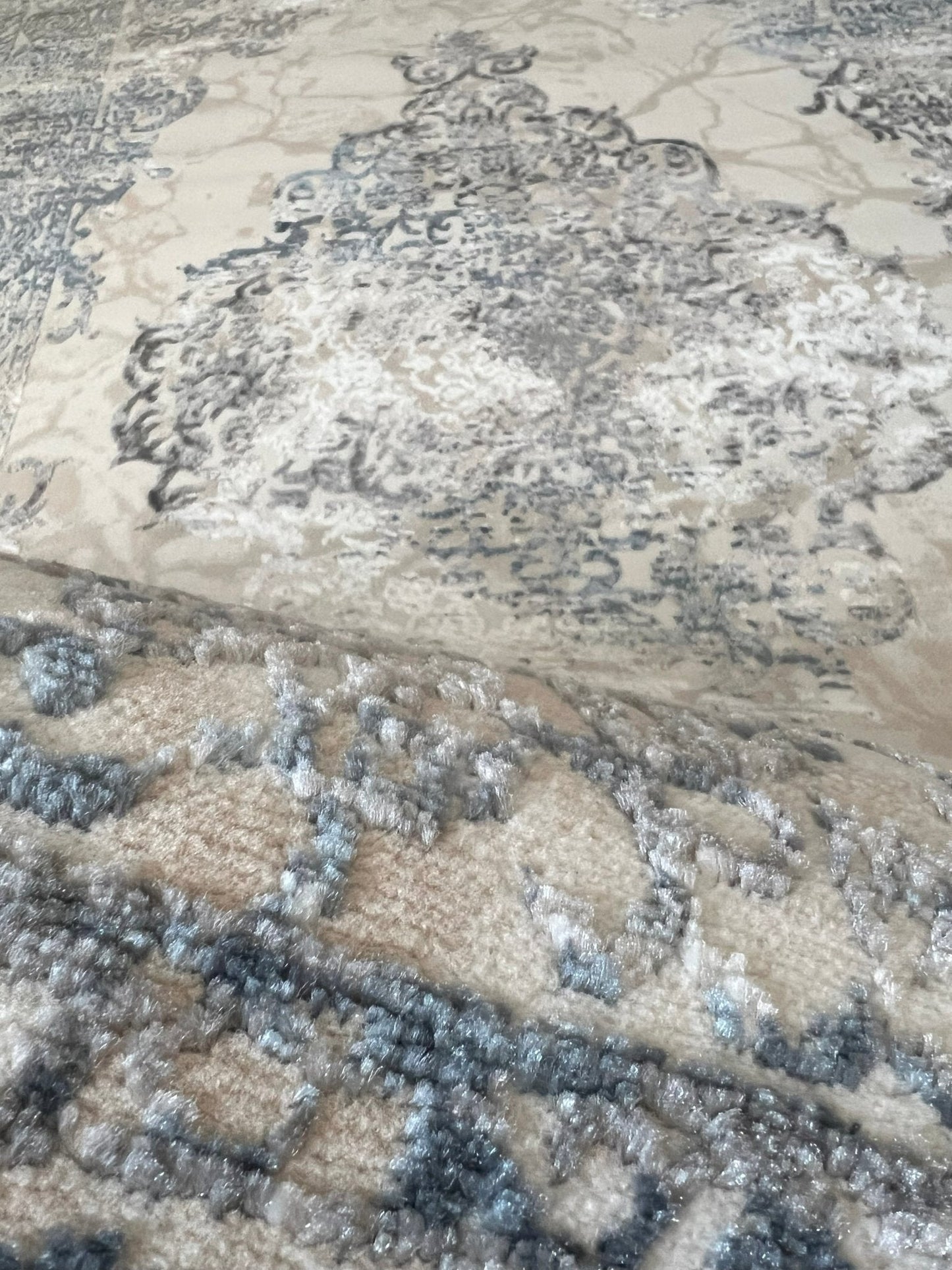 Canvello Area Rugs Premium Rugs for Living Room, Bedroom, Home Dining, Ivory, Grey, Beige, Blue