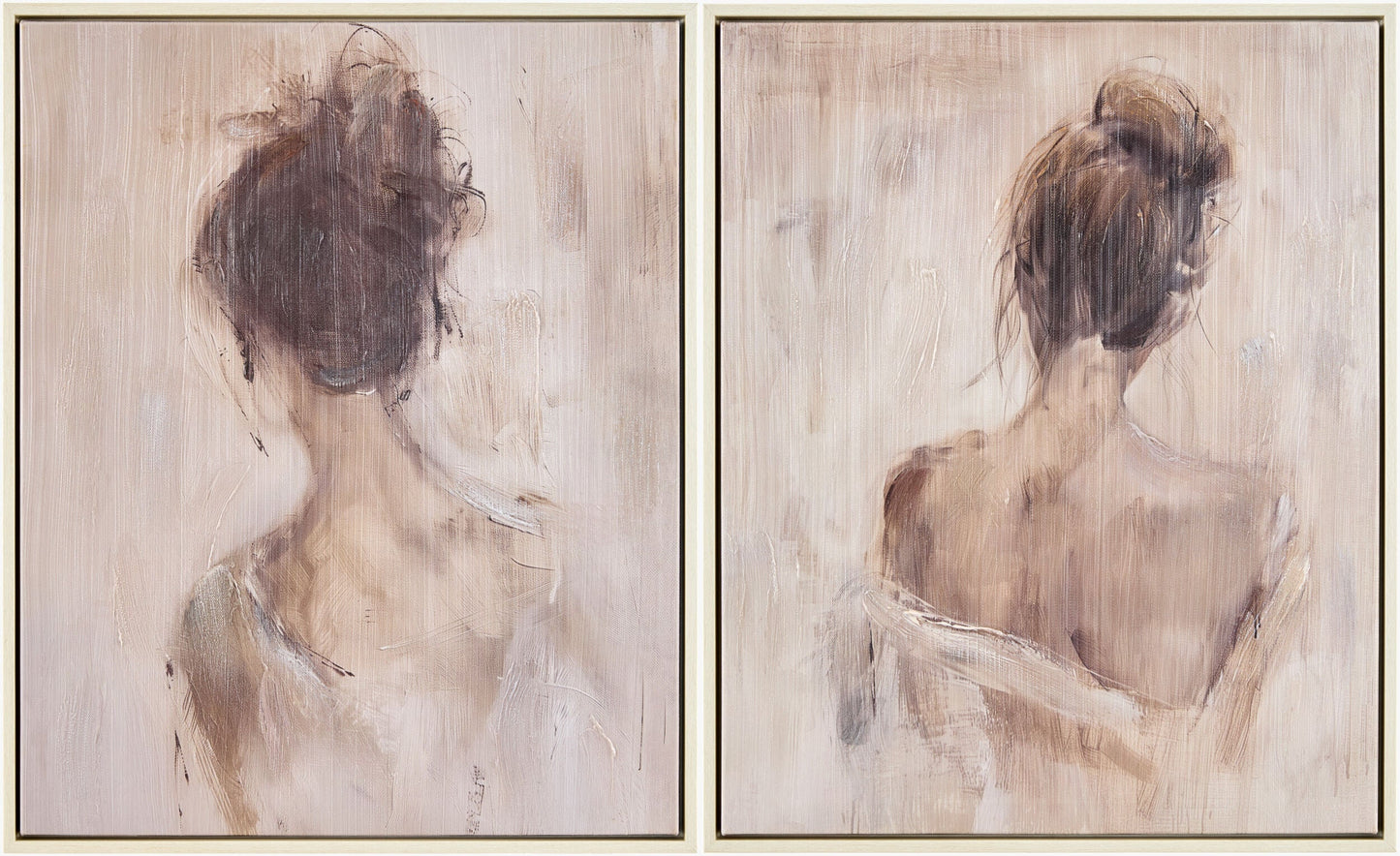 Soft Light Gray Modern Framed Wall Art for modern gallery walls