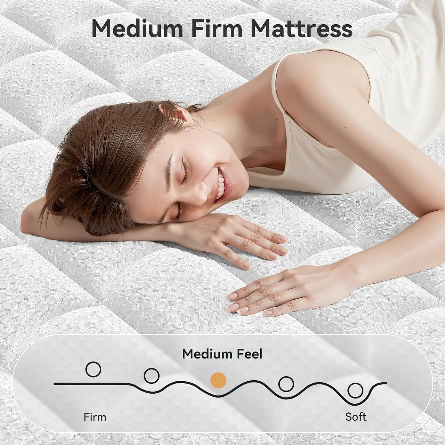 King Size Mattress With Pocket Springs Temperature Regulated