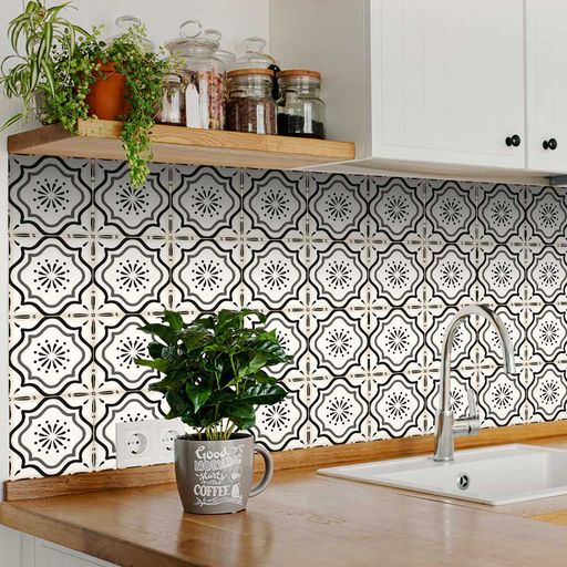 Special Offer Grey Shades Pattern Kitchen Backsplash Tiles Model B5 - Limited Sizes Available