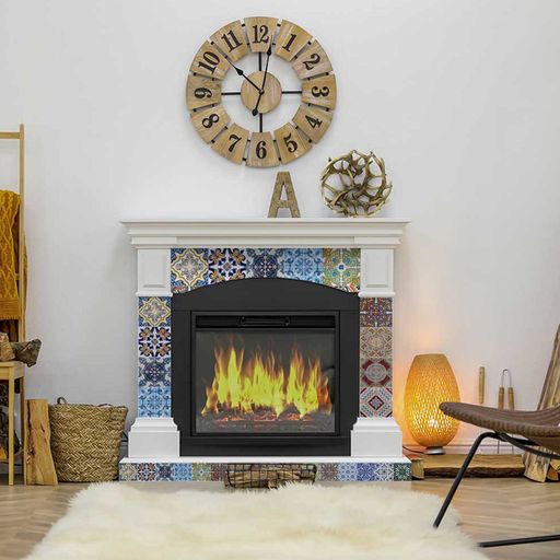 Vintage Spanish Durable Floor Tile stickers removable for renters mixed patterns Model - HA5