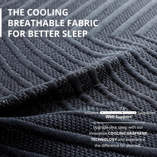 14 Inch King Size Memory Foam Mattress For Comfort