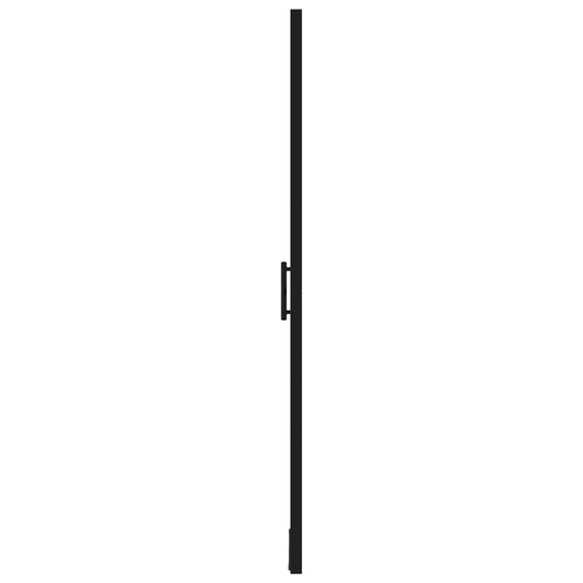 vidaXL Shower Door Shower Enclosure Screen for Bathroom Tempered Glass Black
