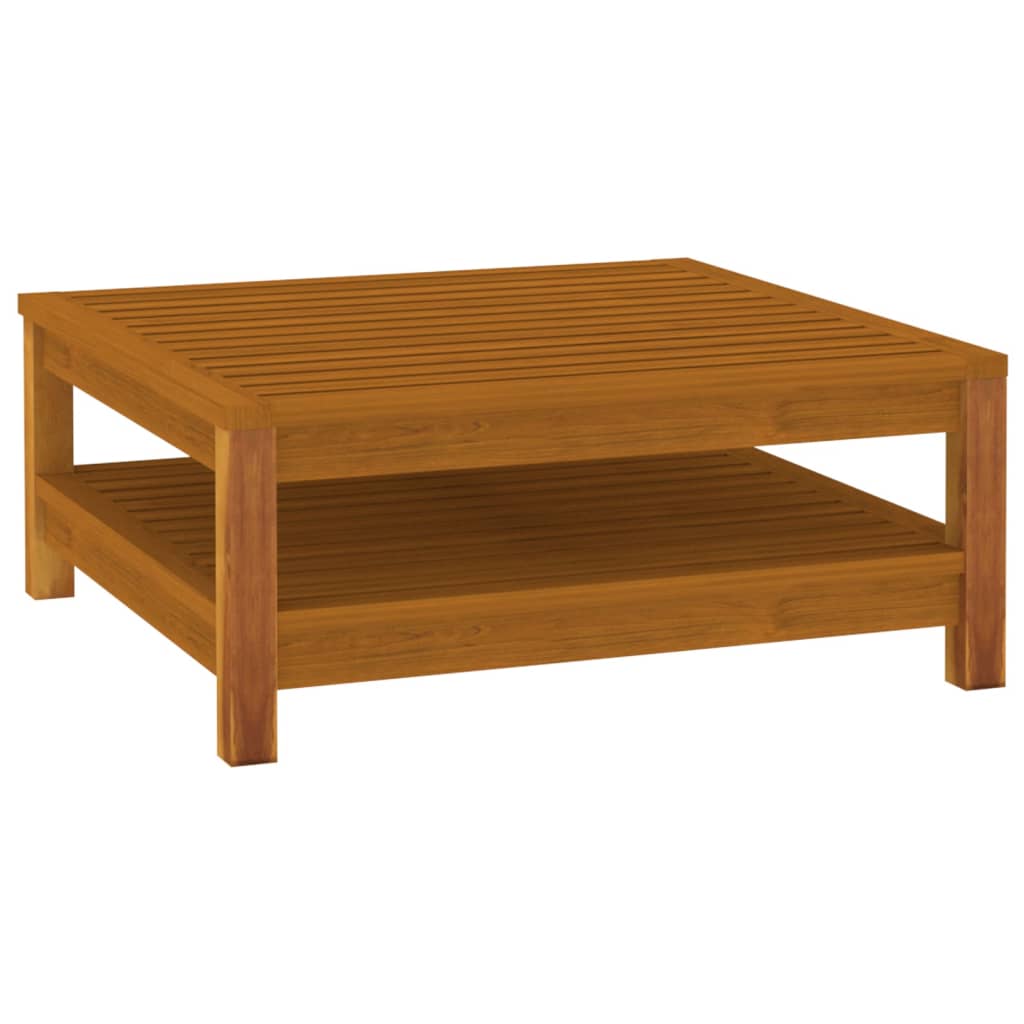 vidaXL 9 Piece Patio Lounge Set with Cushion Solid Acacia Wood