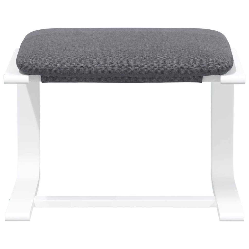 vidaXL Chair Armchair Accent Chair Living Room Furniture with Footstool Fabric