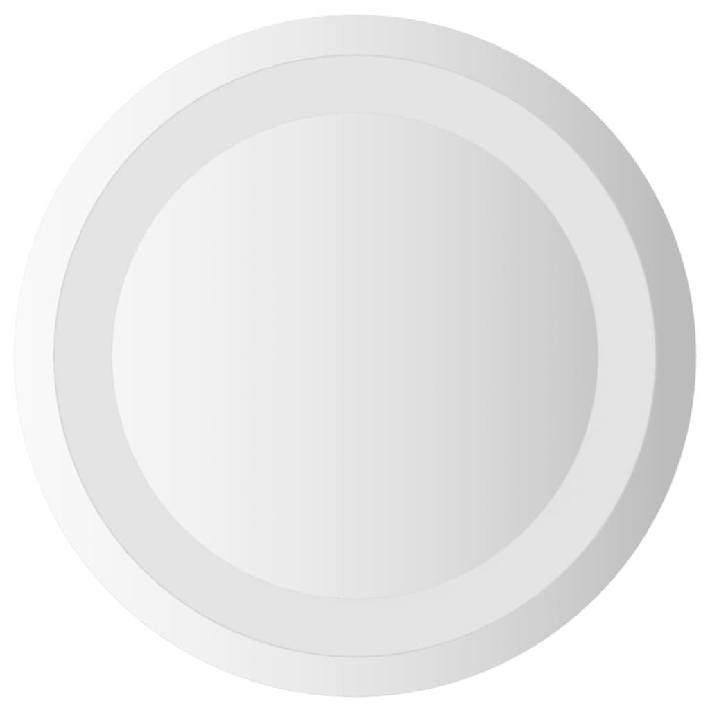 vidaXL LED Bathroom Mirror Wall Mounted Vanity Mirror for Home Bathroom Round
