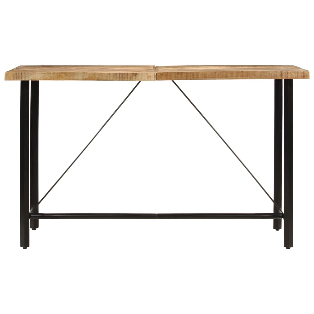 vidaXL Bar Table 70.9"x27.6"x42.1" Solid Wood Mango and Iron