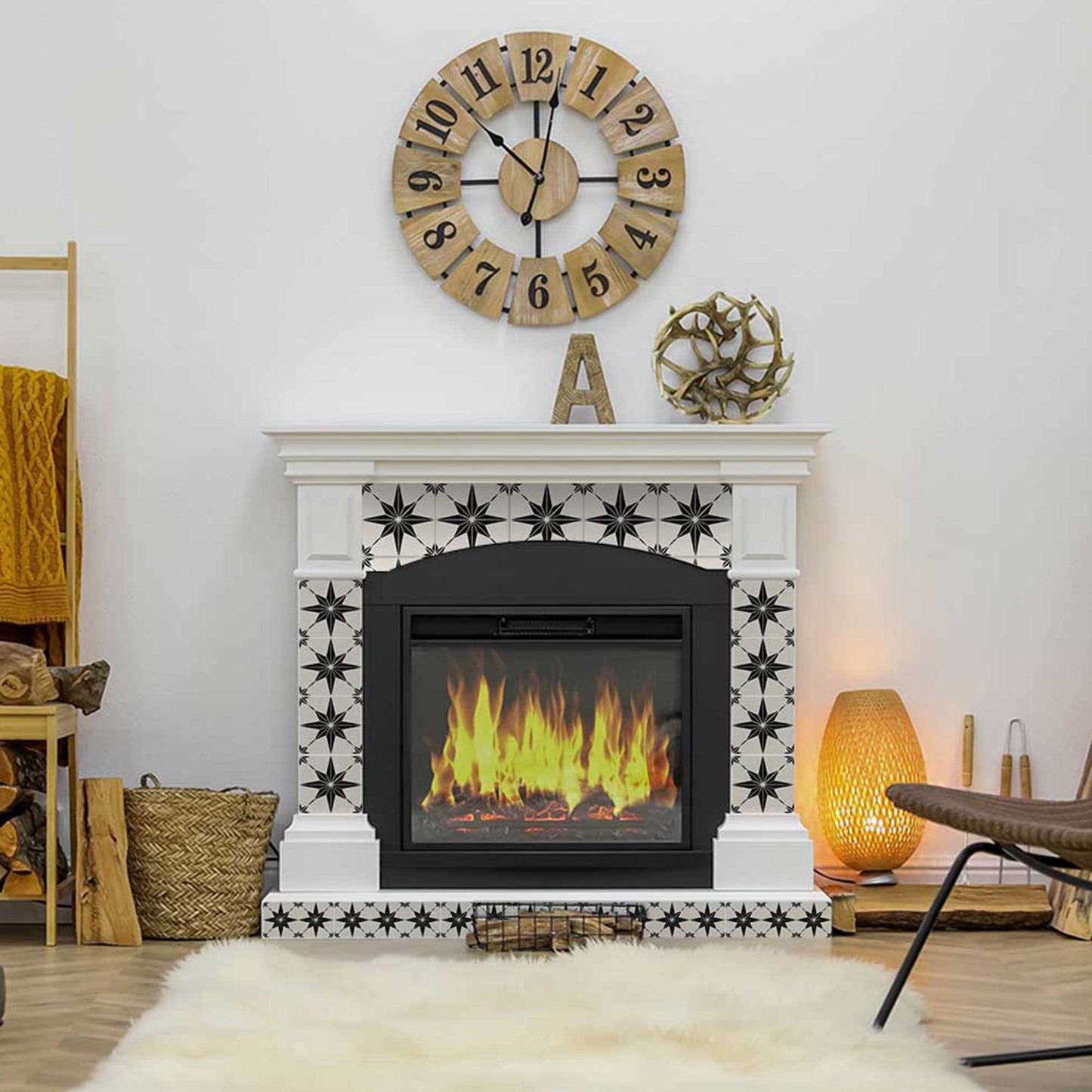 Star shape tile stickers for home design pattern backsplash Model - B57