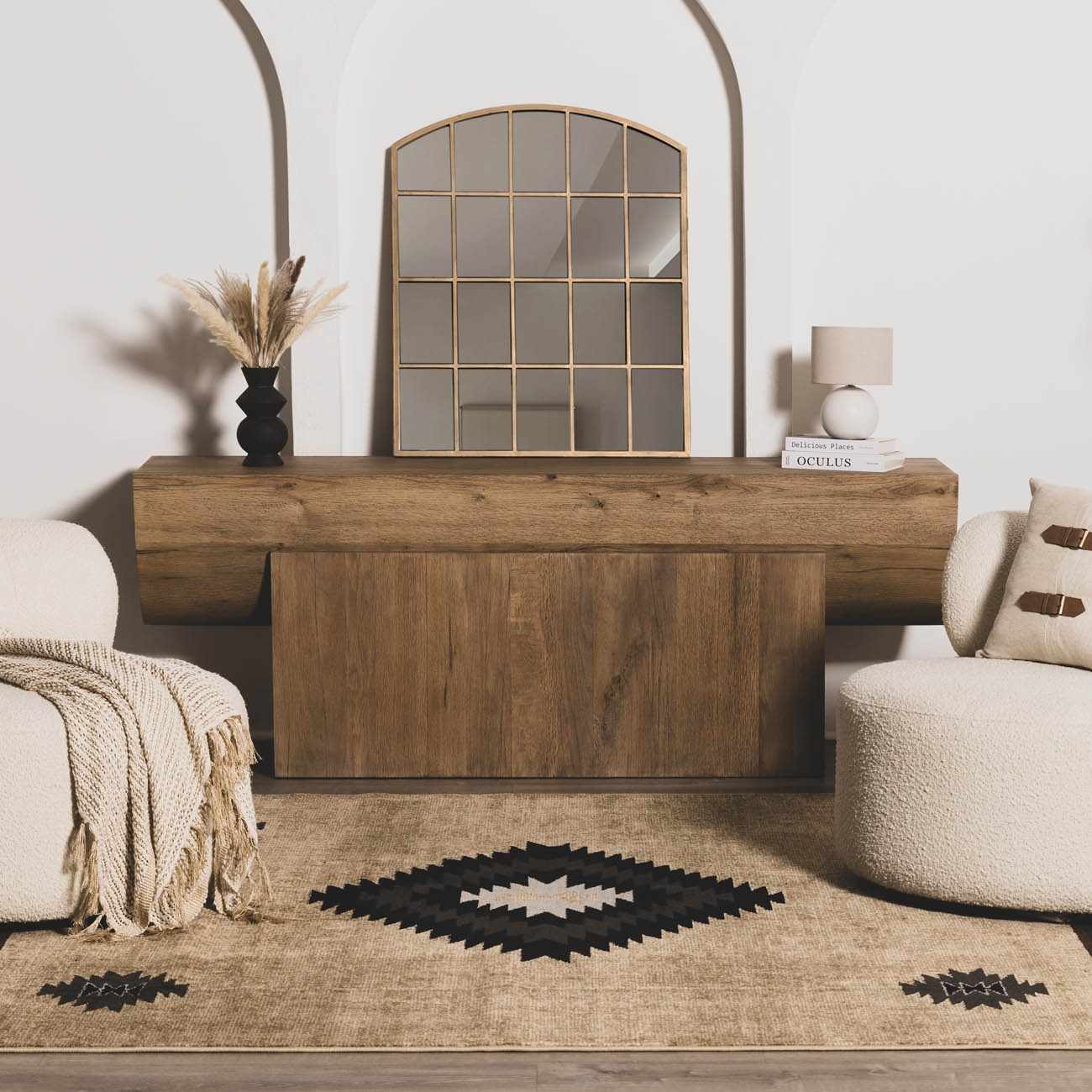 Brennberg White Table Lamp