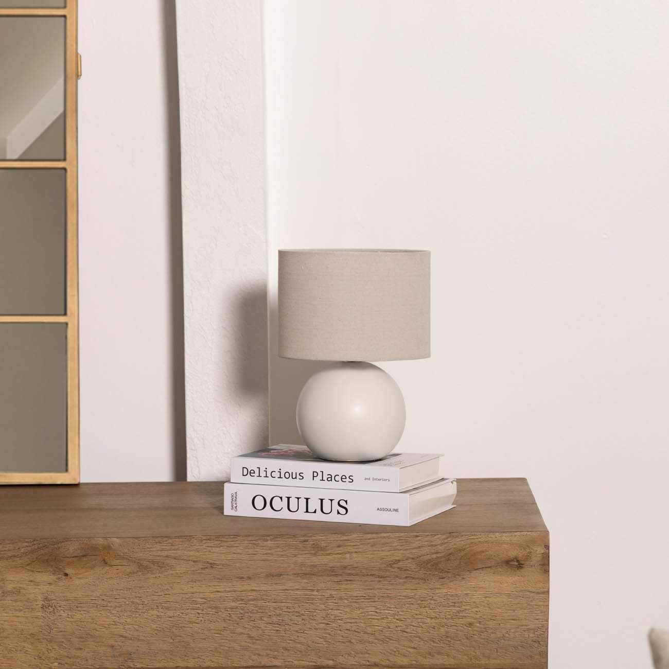 Brennberg White Table Lamp