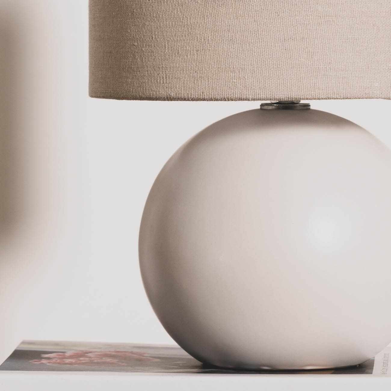 Brennberg White Table Lamp