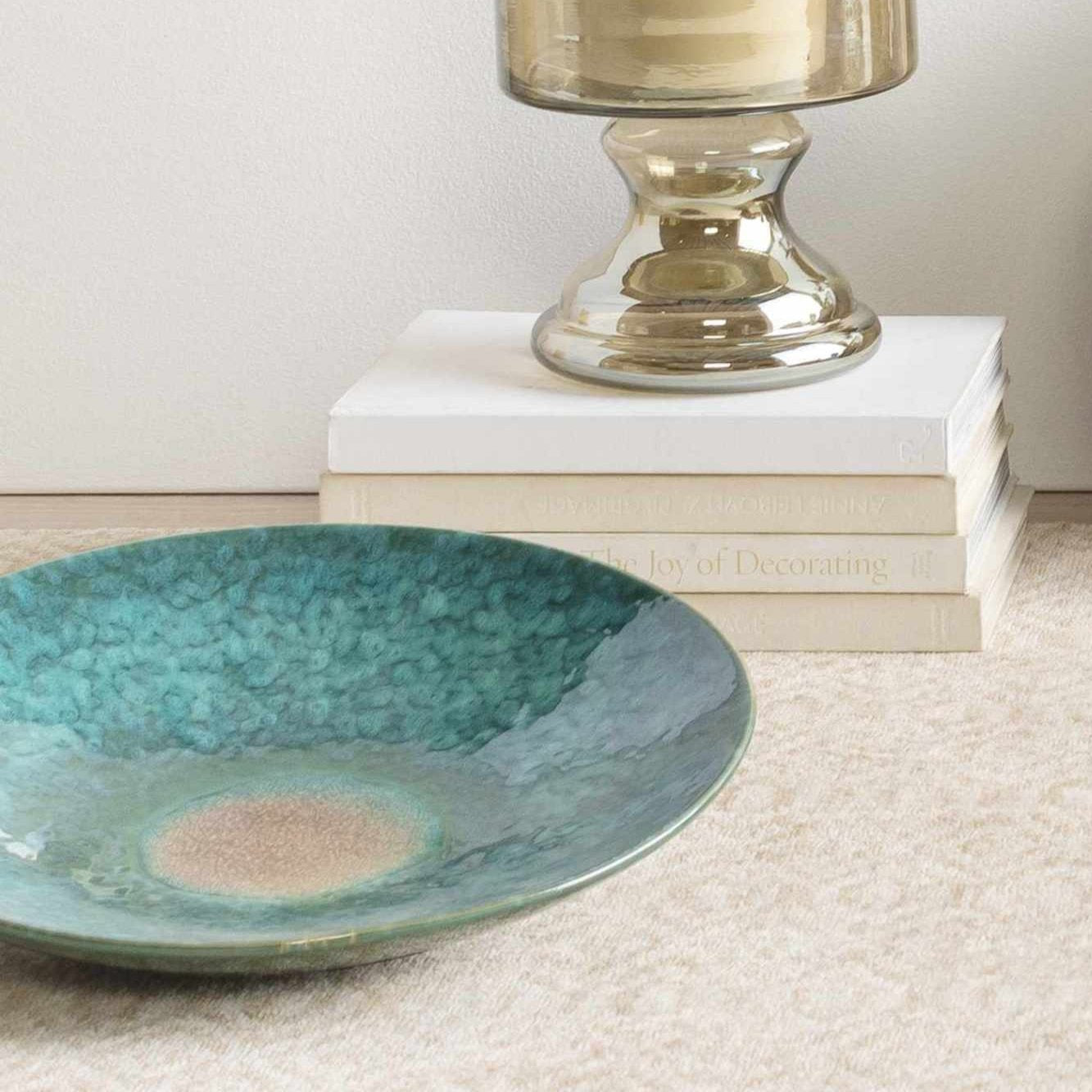 Uncasville Green Ceramic 15" Decorative Plate