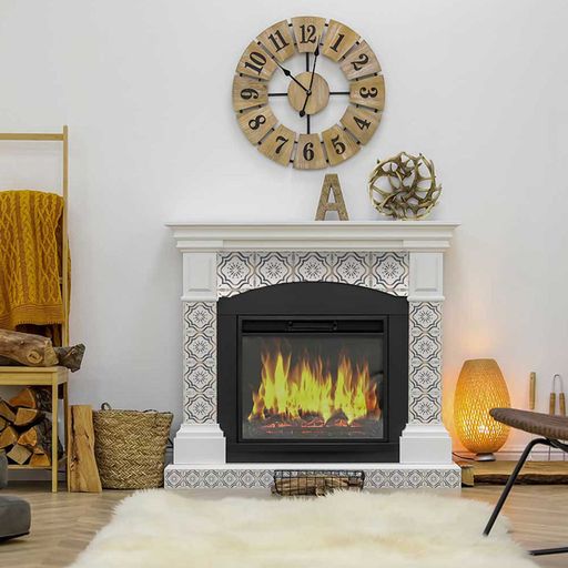 Faded Brown pattern Backsplash tile stickers floor suitable Model - B511