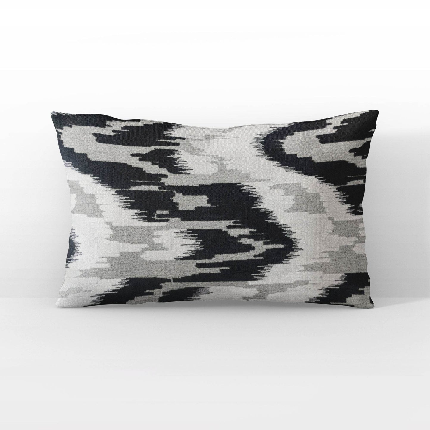 Plutus Velvet Glamour Black, White, Cream Handmade Luxury Pillow