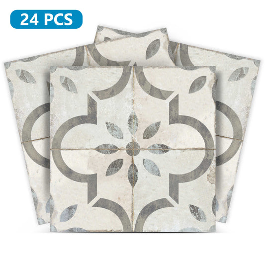 Beautiful Gray pattern Vintage Rustic Tiles seamless wall tile installation Model - R22