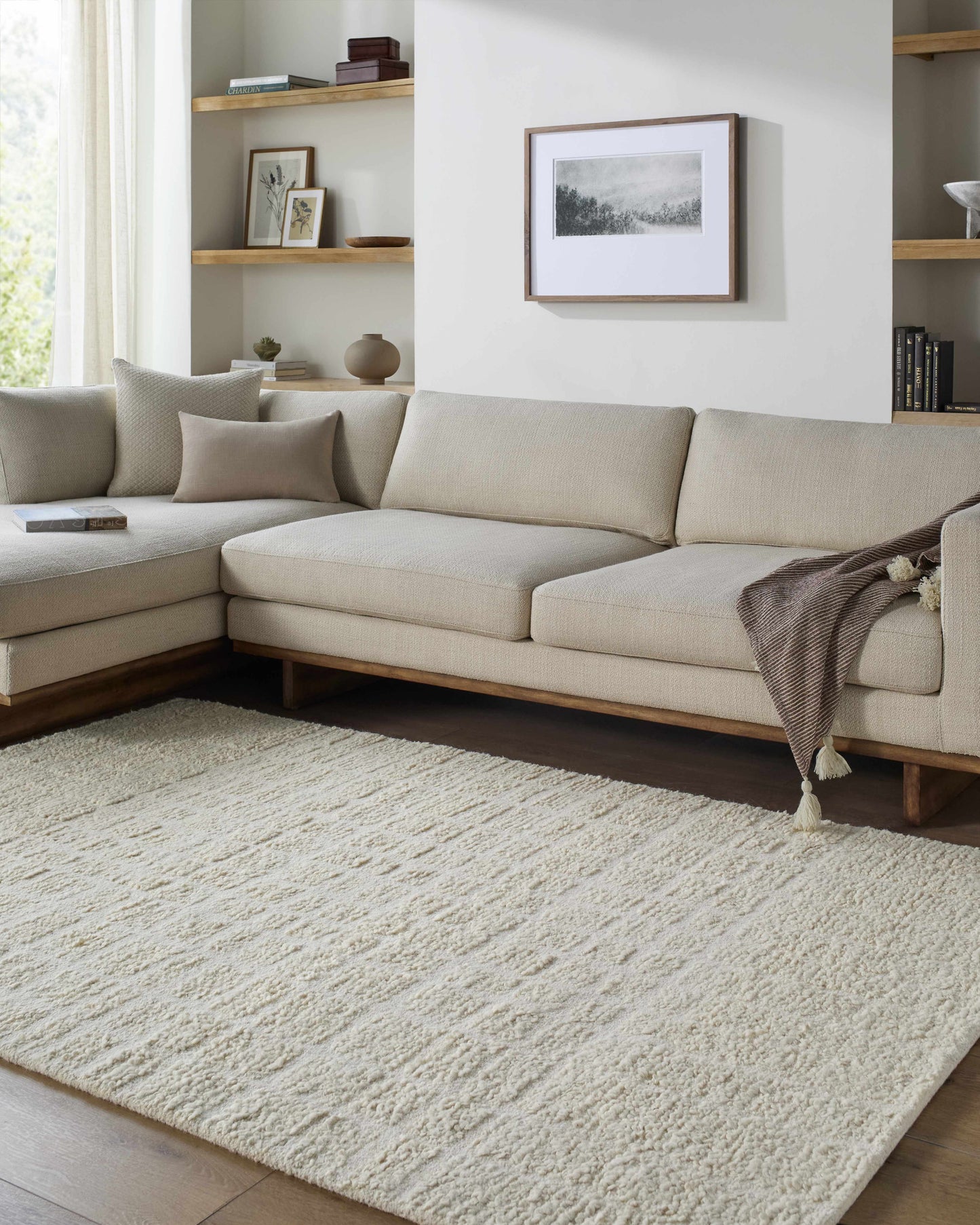 Asahel Cream Area Rug