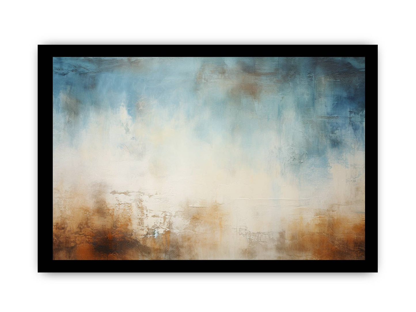 Blue Brown Art  Canvas Art Painting