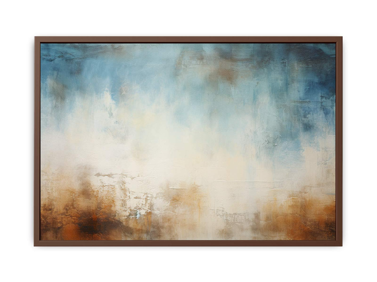 Blue Brown Art  Canvas Art Painting