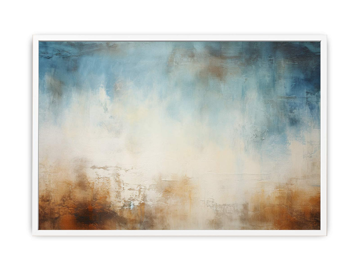 Blue Brown Art  Canvas Art Painting