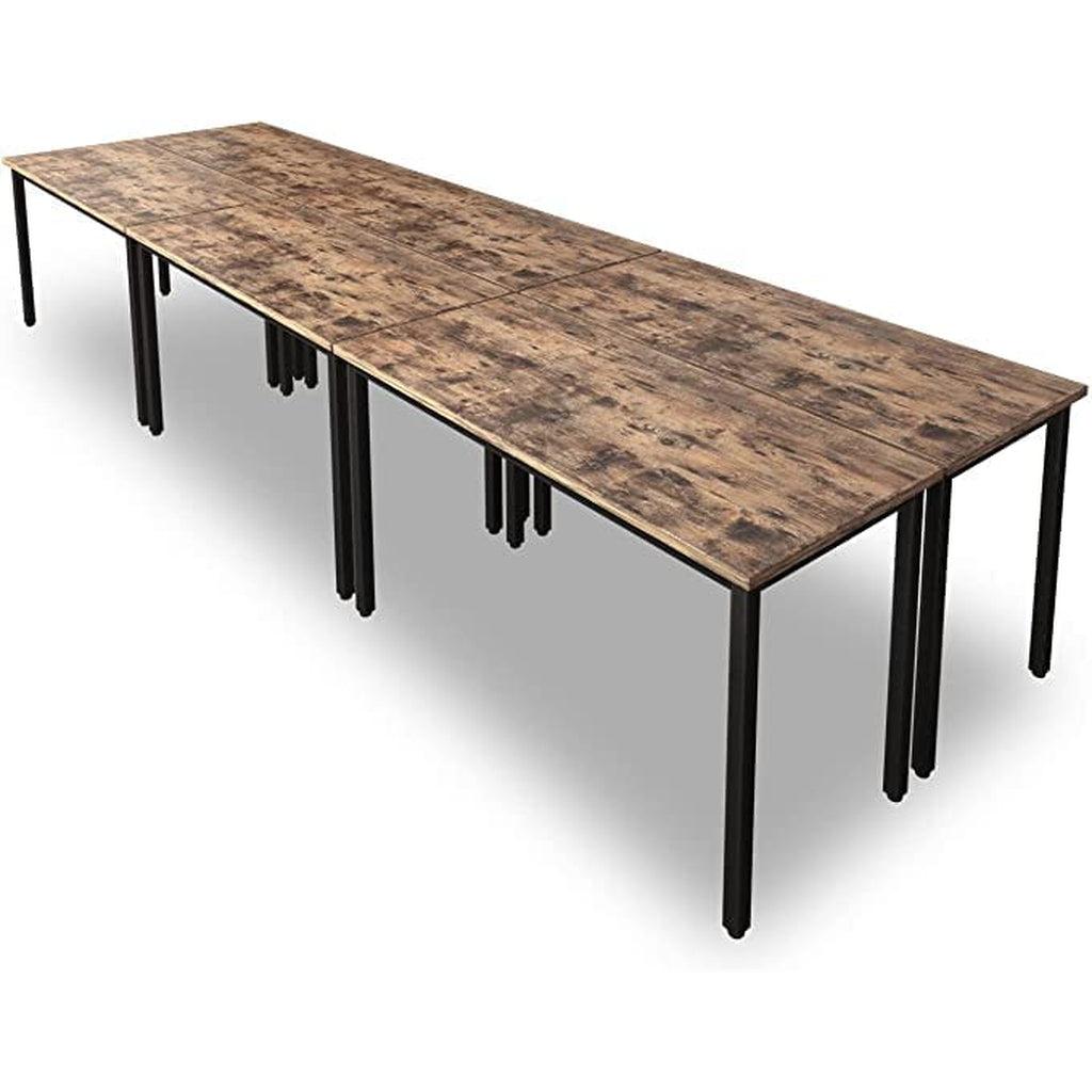 Rustic Vintage Brown Conference Table For 16 Seats