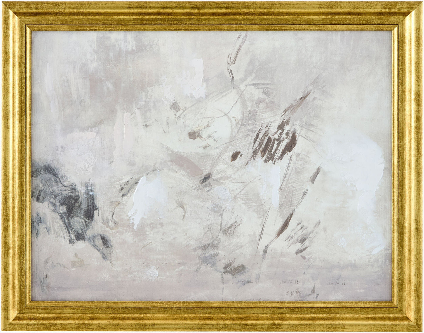 Soft Dark Gray Modern Framed Wall Art for modern gallery walls