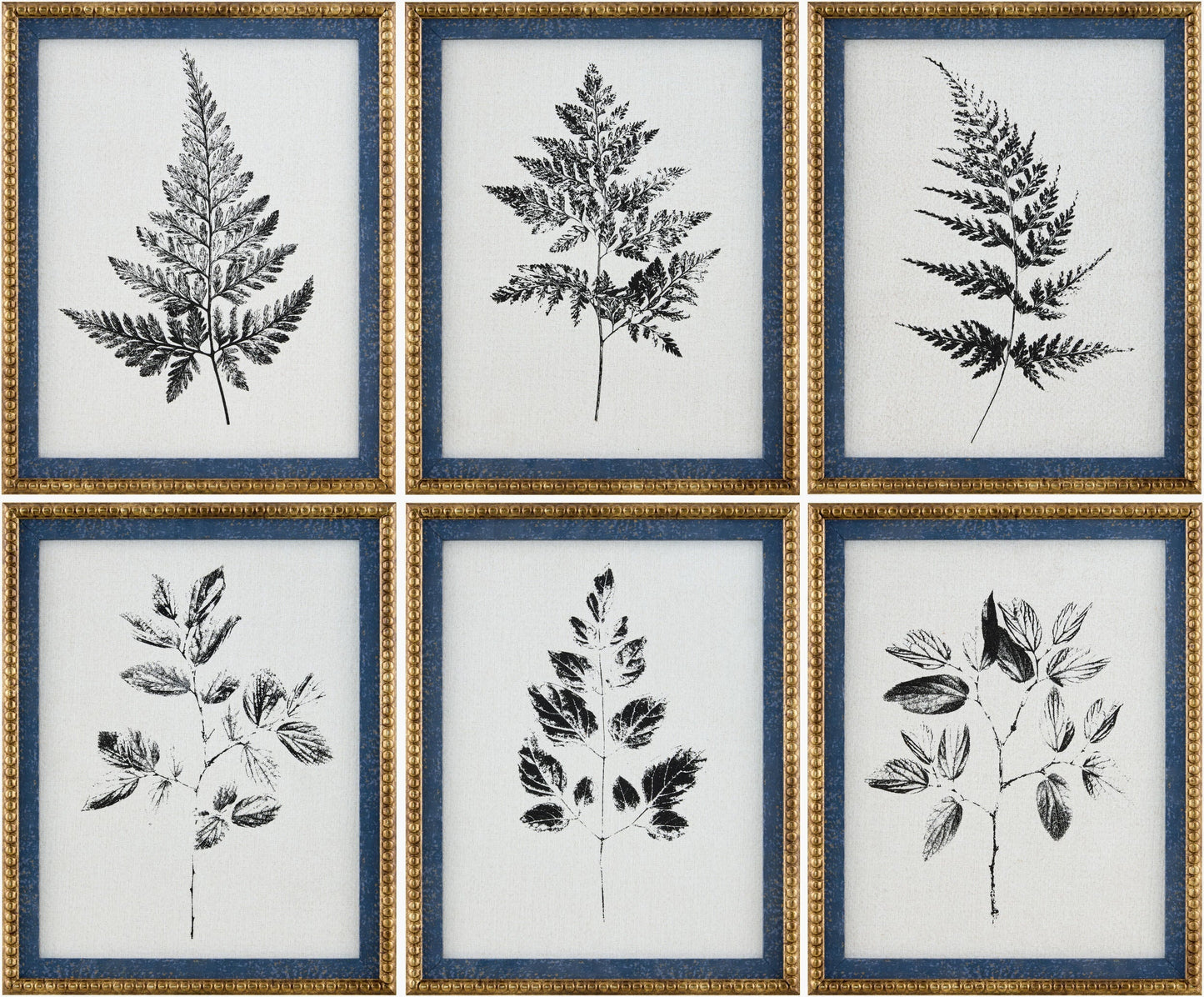 Aqua Blue Rustic Framed Wall Art for modern gallery walls