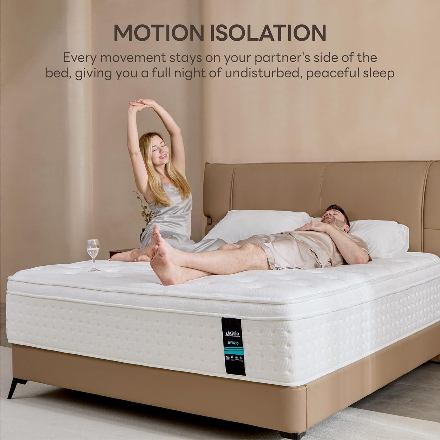 10-Inch Full Hybrid Mattress Gel-Infused Memory Foam