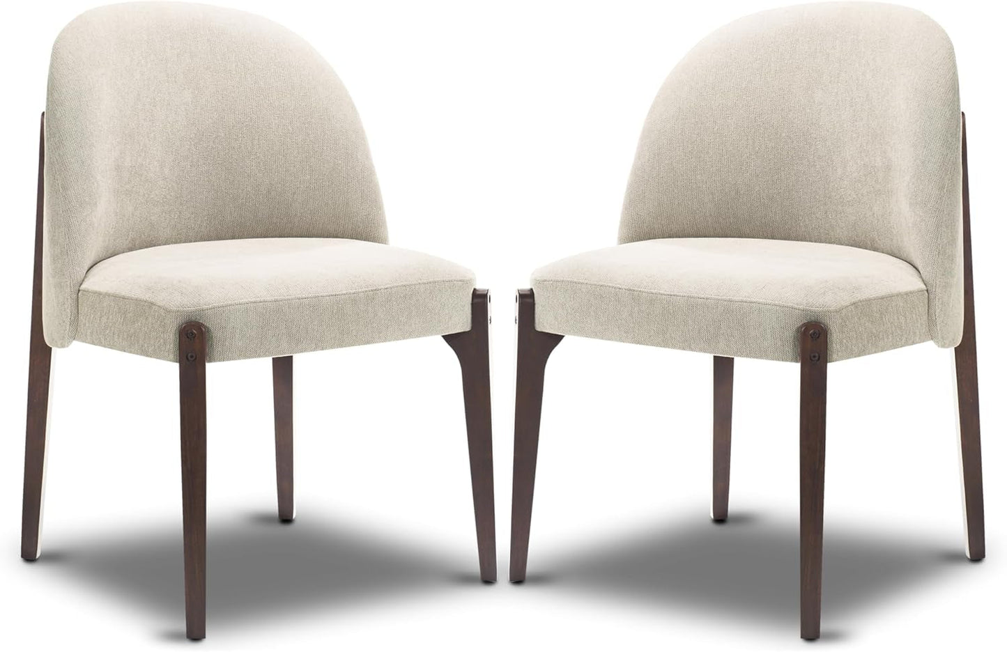 Pietta Dining Chair Luna Grey Luxurious Upholstery