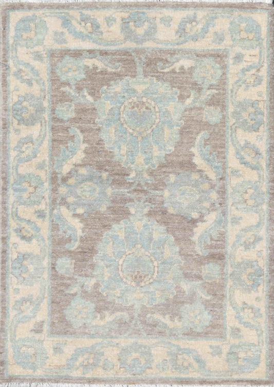 Canvello Ferehan Hand-Knotted Wool Area Rug- 2'2" X 3'