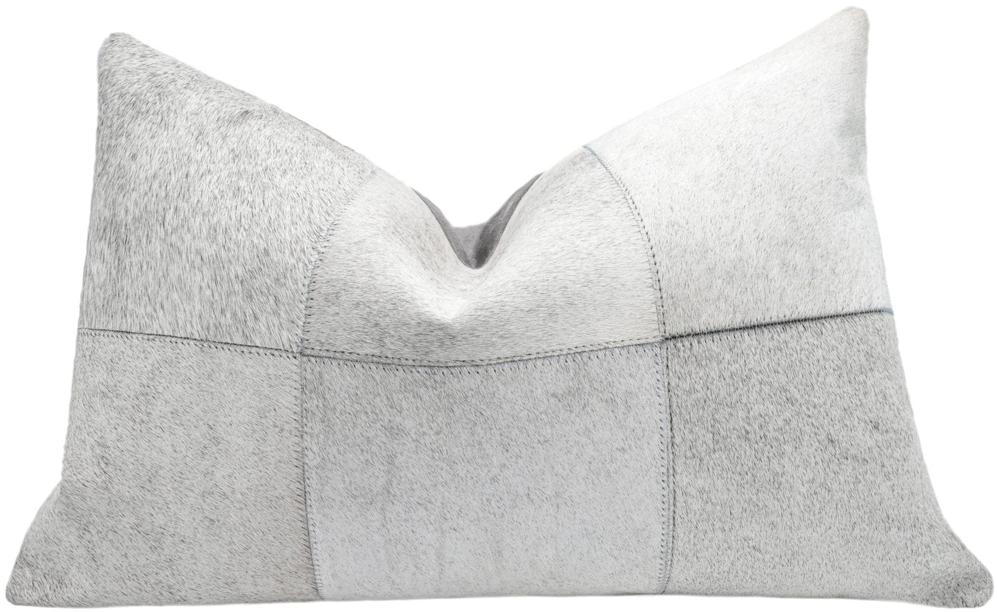 Canvello Genuine Cowhide Leather Decorative Throw Pillows - Handmade Patchwork Boho Accent Pillows For Sofa, Couch, Bed, Chair - Western Southwestern Farmhouse Pillow Covers With Feather Down Insert Included)