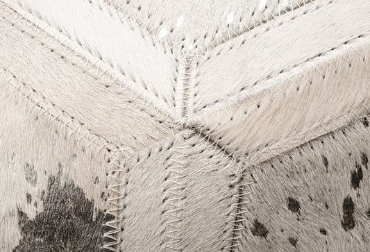 Canvello Genuine Cowhide Leather Decorative Throw Pillows - Handmade Patchwork Boho Accent Pillows For Sofa, Couch, Bed, Chair - Western Southwestern Farmhouse Pillow Covers With Feather Down Insert Included