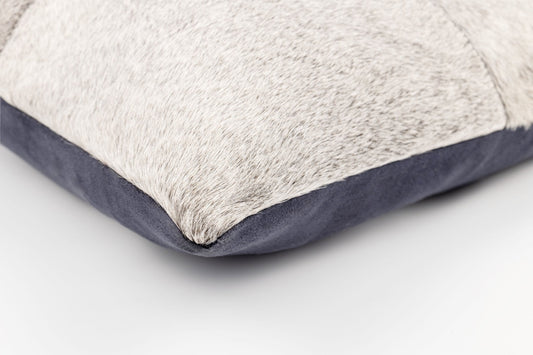 Canvello Genuine Cowhide Leather Decorative Throw Pillows - Handmade Patchwork Boho Accent Pillows For Sofa, Couch, Bed, Chair - Western Southwestern Farmhouse Pillow Covers With Feather Down Insert Included