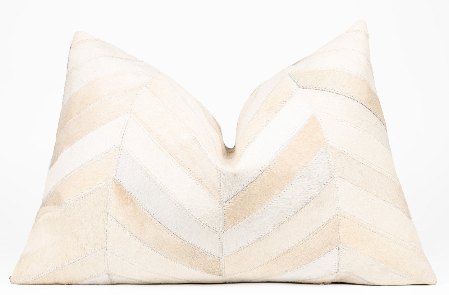 Canvello Genuine Cowhide Leather Decorative Throw Pillows - Handmade Patchwork Boho Accent Pillows For Sofa, Couch, Bed, Chair - Western Southwestern Farmhouse Pillow Covers With Feather Down Insert Included