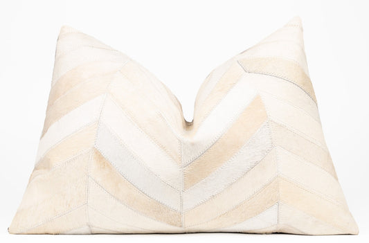 Canvello Genuine Cowhide Leather Decorative Throw Pillows - Handmade Patchwork Boho Accent Pillows For Sofa, Couch, Bed, Chair - Western Southwestern Farmhouse Pillow Covers With Feather Down Insert Included