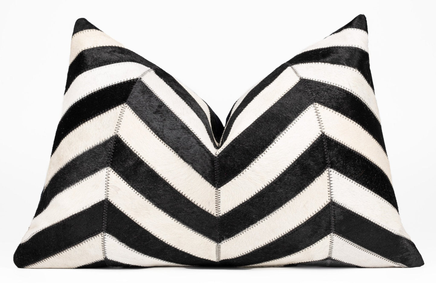 Canvello Genuine Cowhide Leather Decorative Throw Pillows - Handmade Patchwork Boho Accent Pillows For Sofa, Couch, Bed, Chair - Western Southwestern Farmhouse Pillow Covers With Feather Down Insert Included