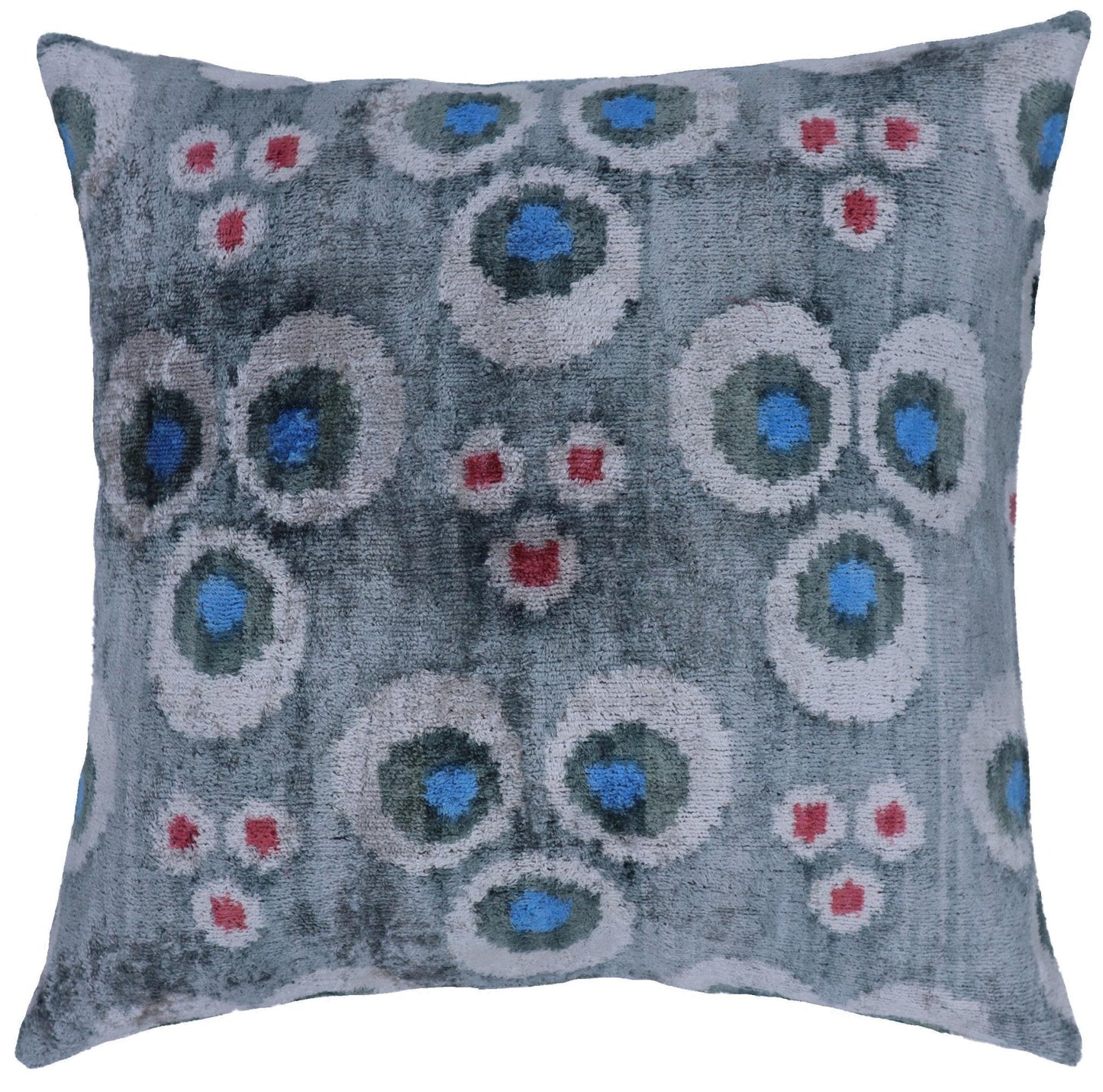 Canvello Handmade Gray Velvet Throw Pillow - 20x20