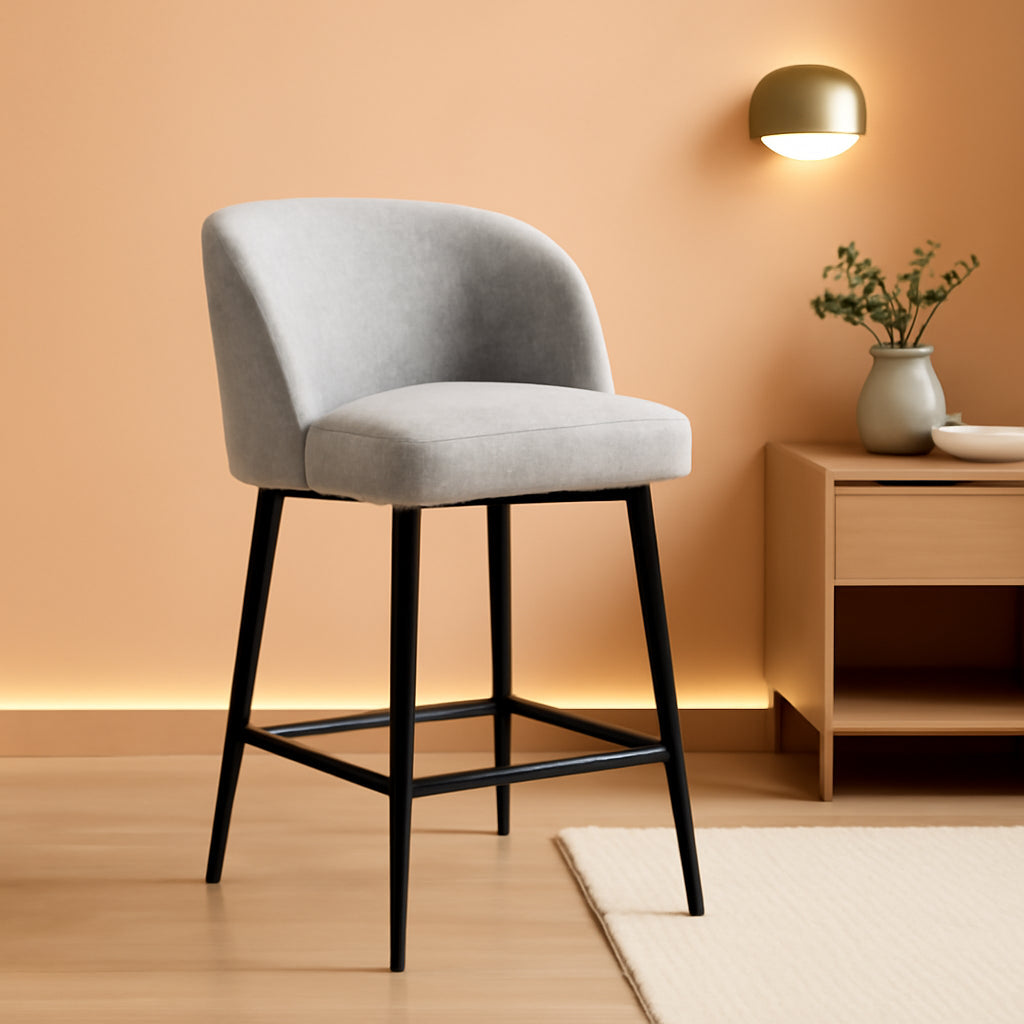 Counter Height Bar Stools Set of 3 26 Inch Seats 360 Swivel