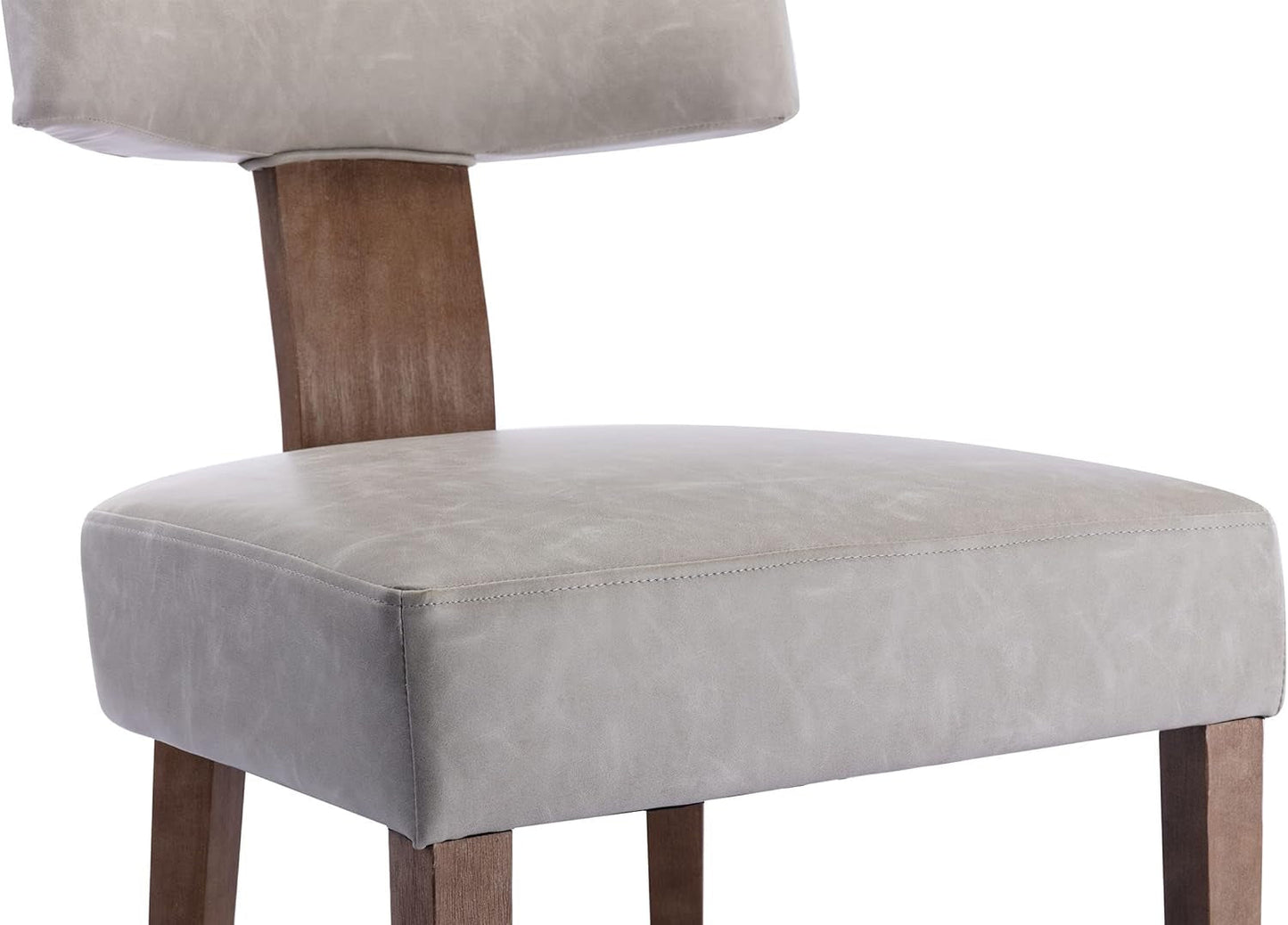 Graphite Grey Mid Century Upholstered Dining Chair