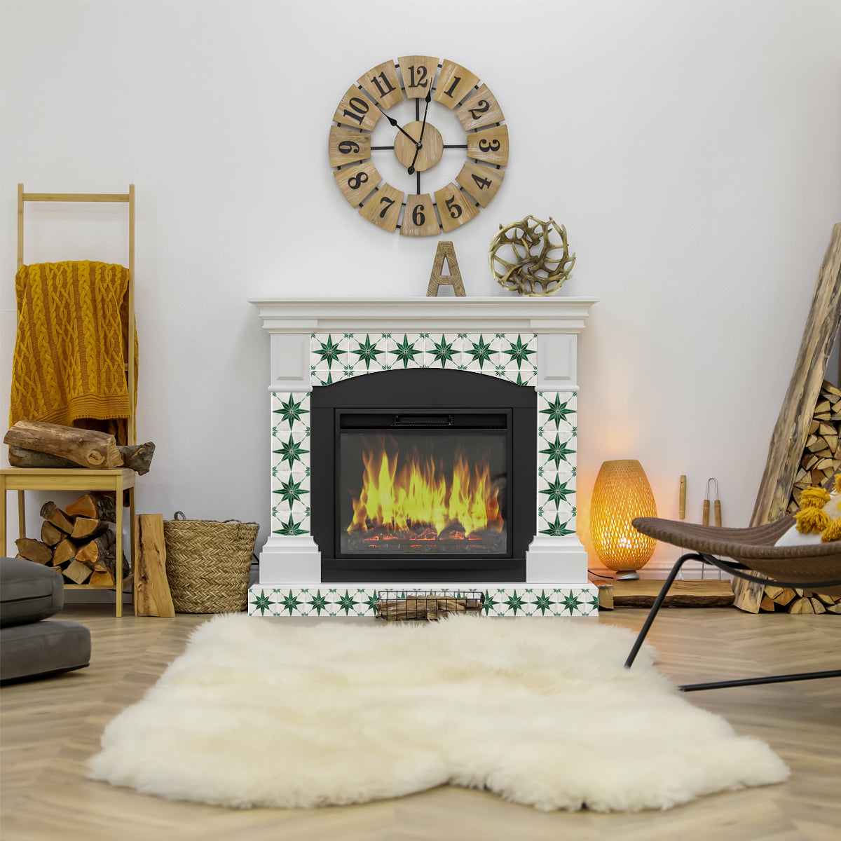 Green Star Design hassle-free wall tiles for easy DIY home renovation Model  - R90