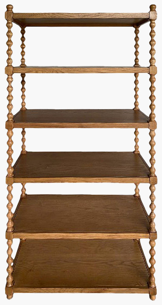 Orange Traditional Bookcase for books and decorative storage