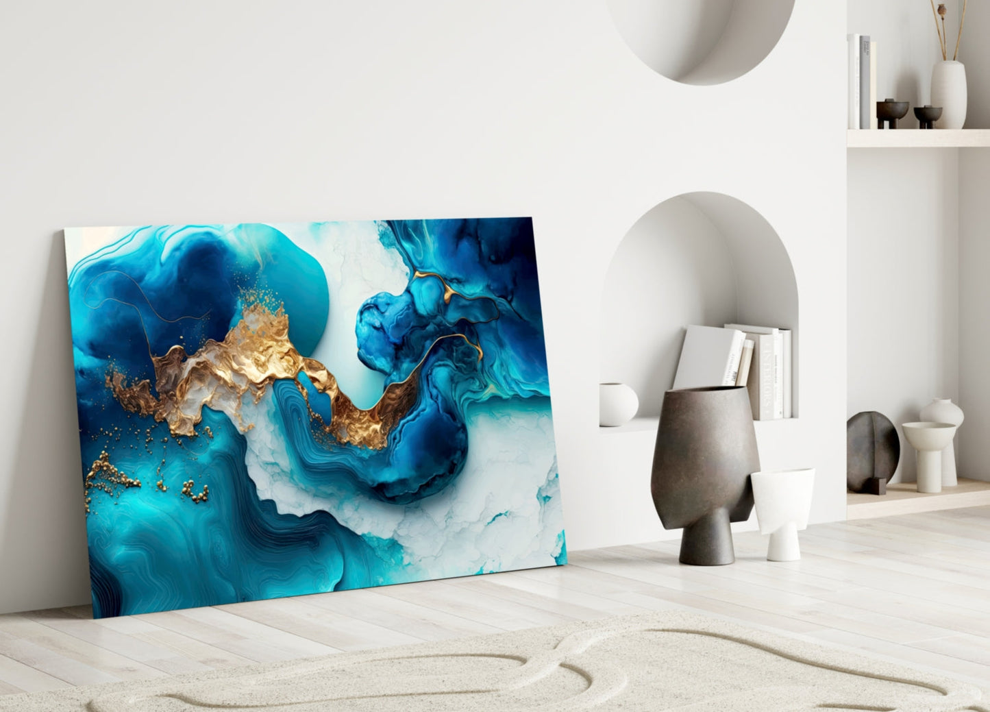 Abstract Art Glass Wall Art